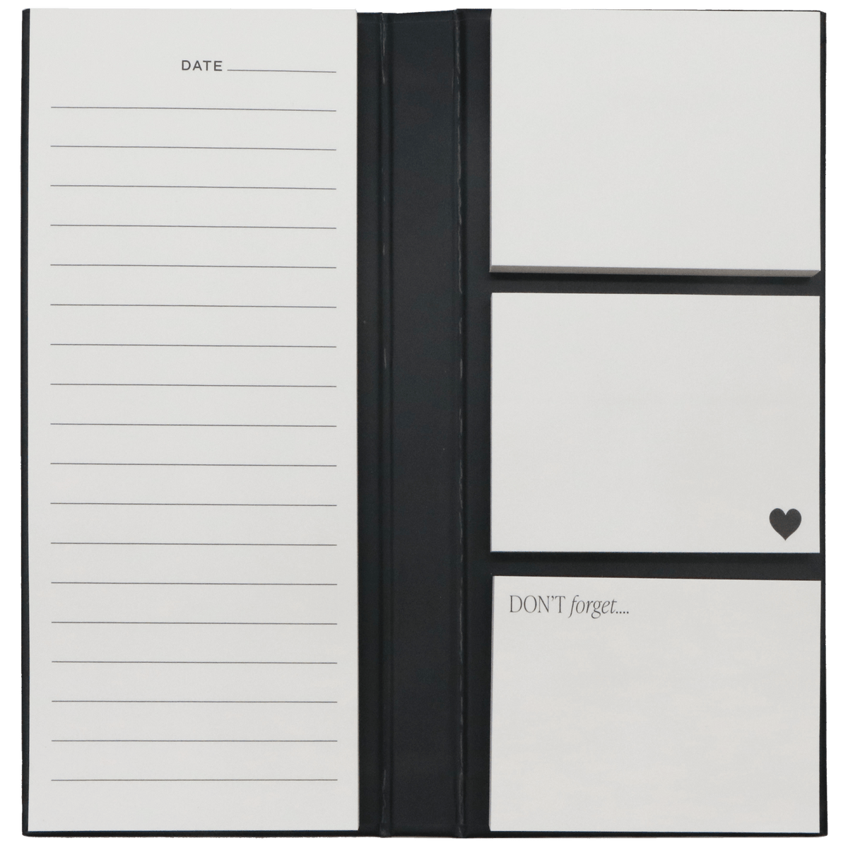 Carnet de notes adhésives portable