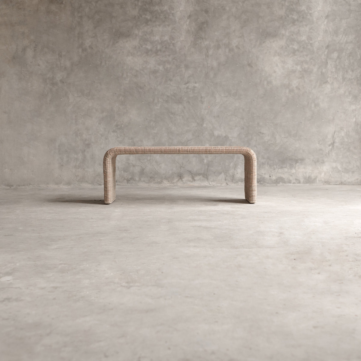Paola Rattan & Hardwood Bench – Reinforced Accent Seating