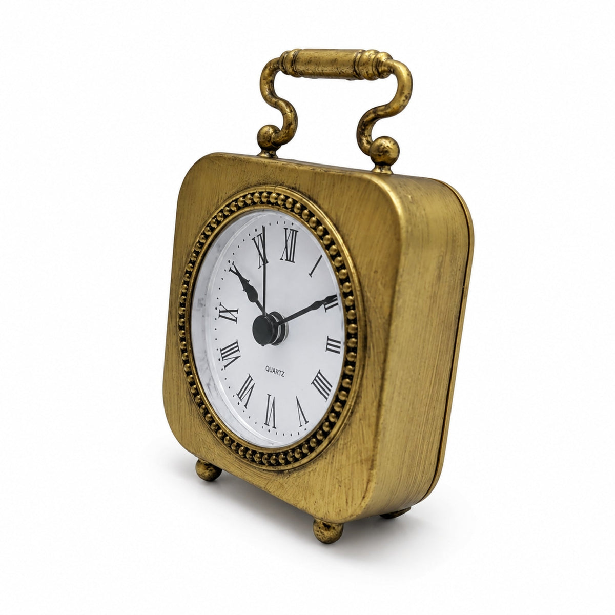 Amelie Metal Table Clock 4.25 in