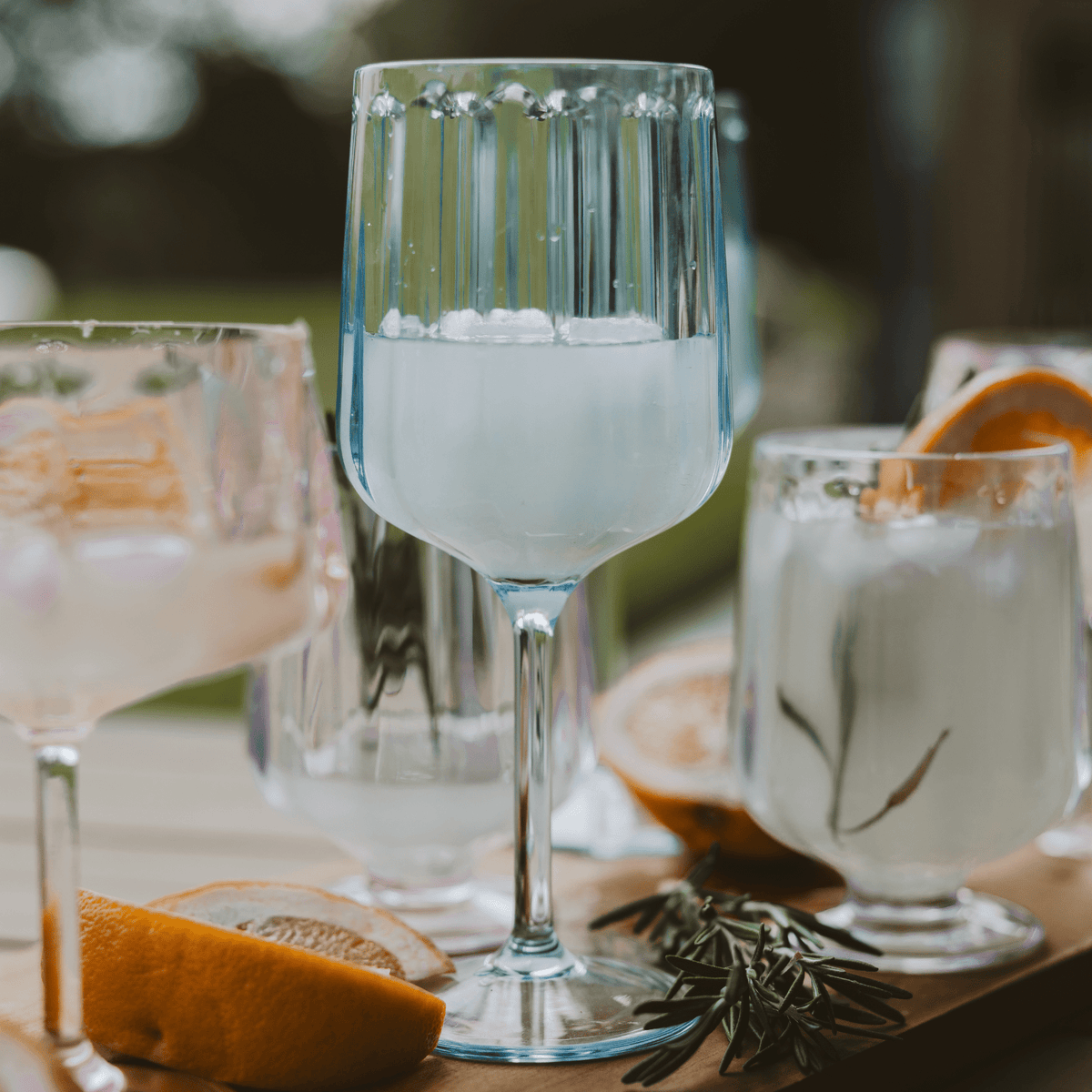 Verres à vin en plastique pour l'extérieur