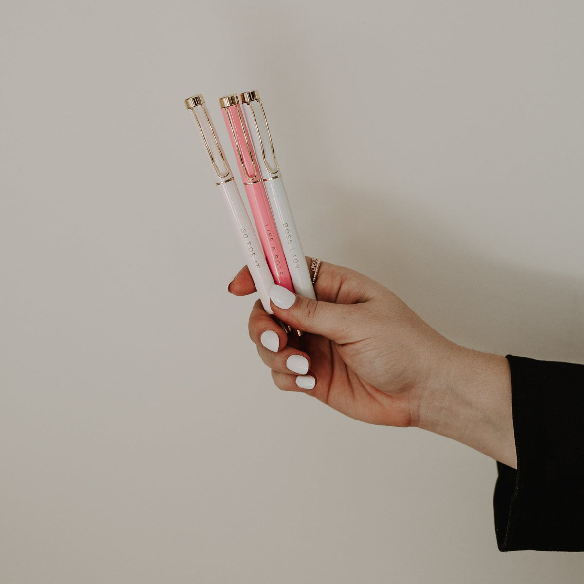 Ensemble de stylos en métal Boss Lady