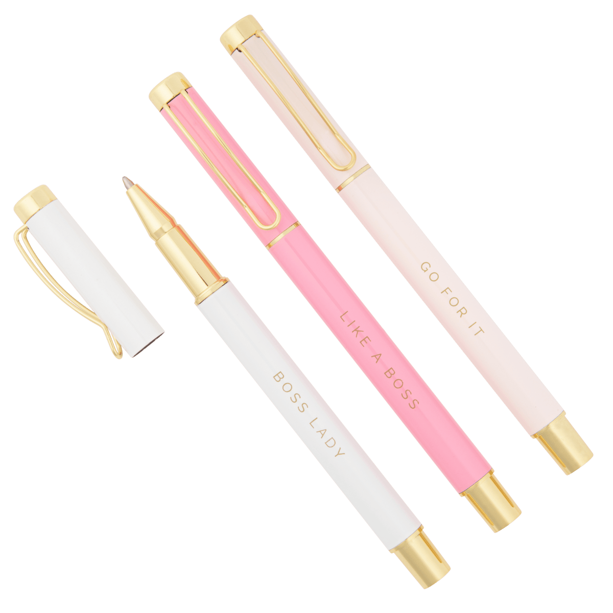 Ensemble de stylos en métal Boss Lady