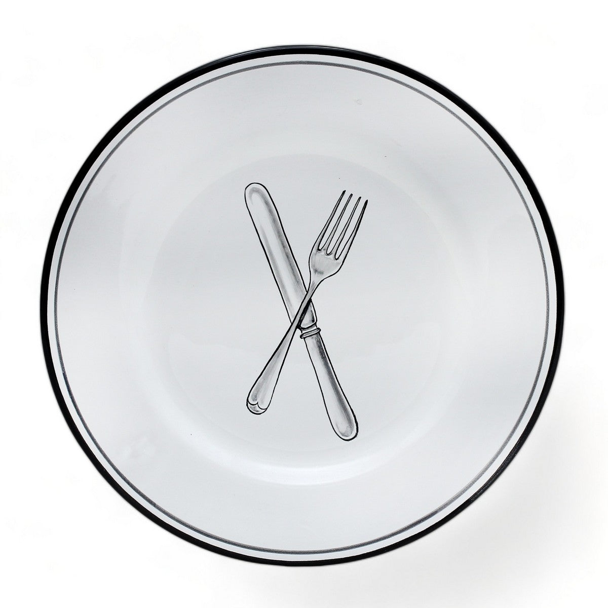 POSATA NERO : Assiette plate