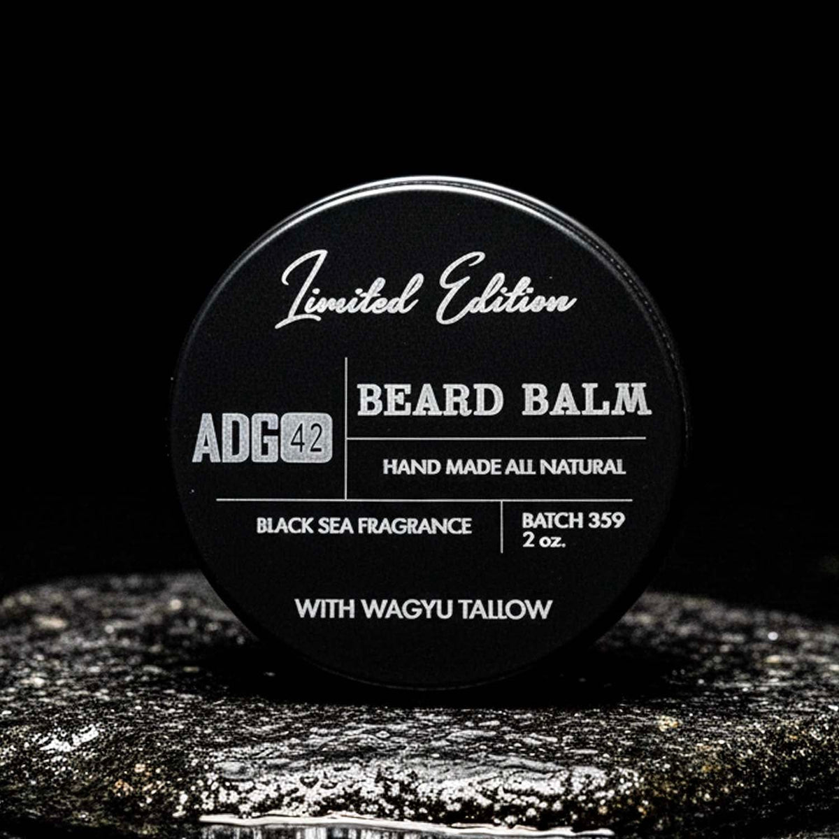 ADG42 Balsamo da barba premium tutto naturale - Mar Nero