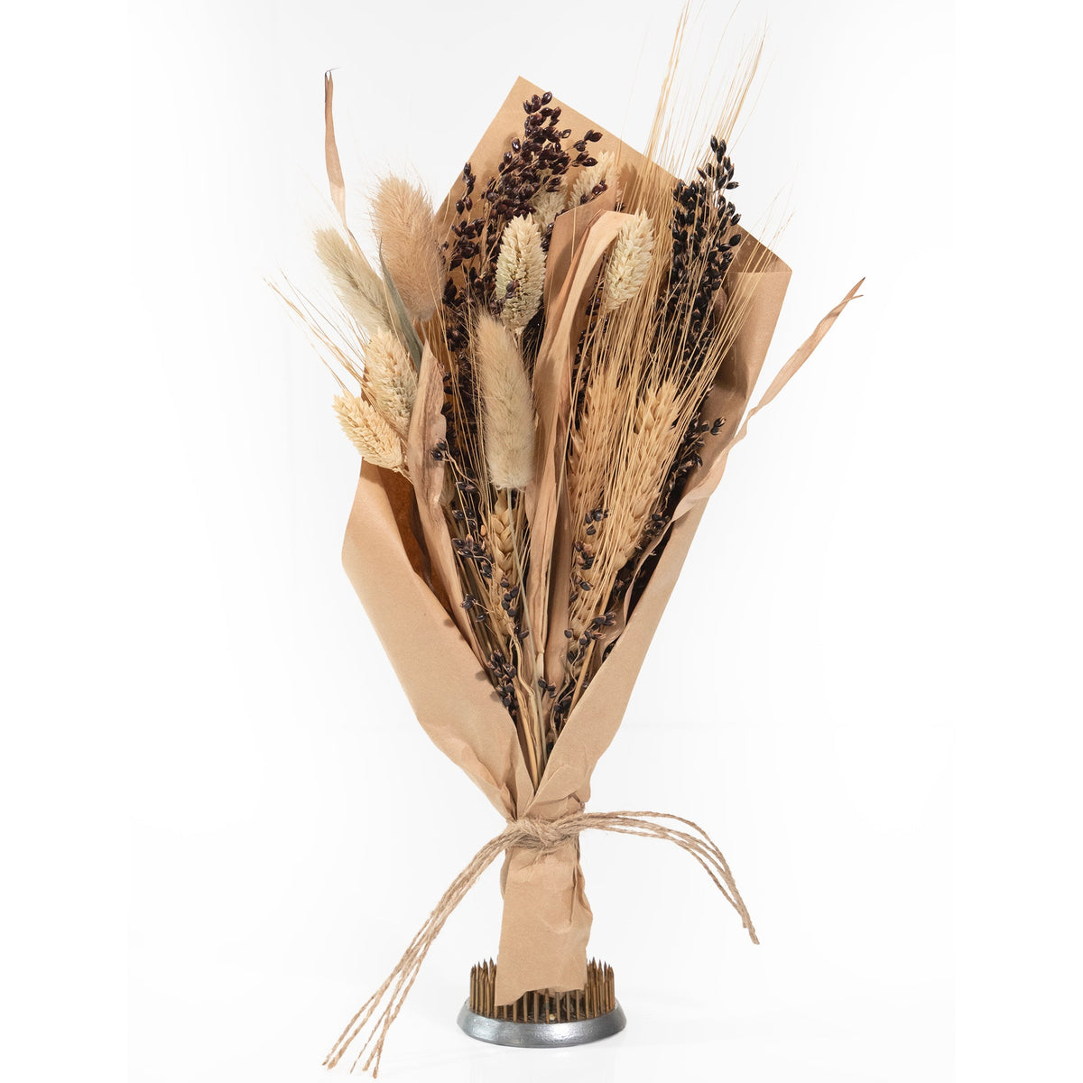 Bouquet Petite Harvest 30 cm: Sorgo e Coda di Lepre
