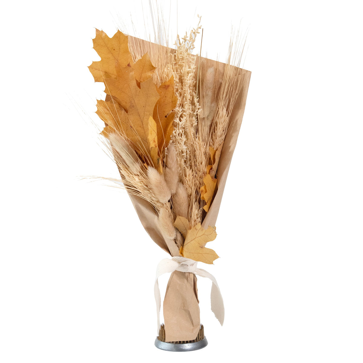Bouquet Petite Récolte 12" : Chêne Ambré & Blé