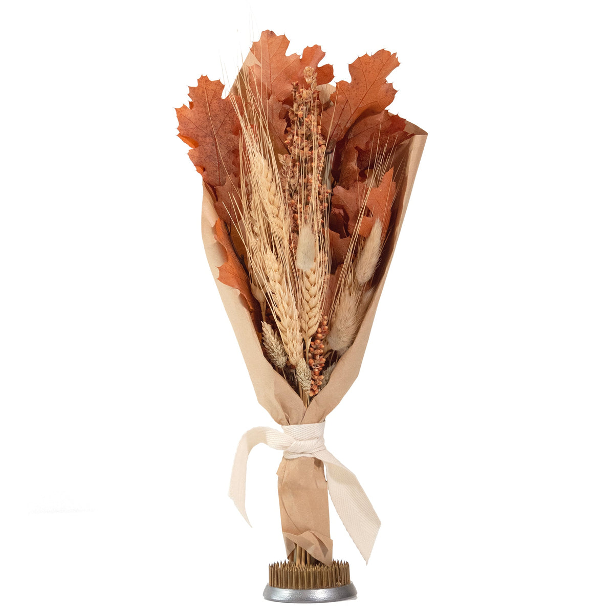 Bouquet Petite Récolte 12" : Chêne de Sienne & Blé