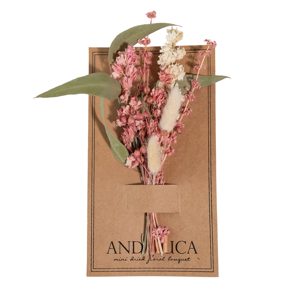Mini bouquet floreale rosa e bianco