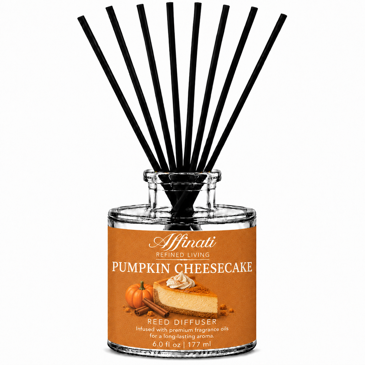 Diffusore a bastoncini alla cheesecake di zucca