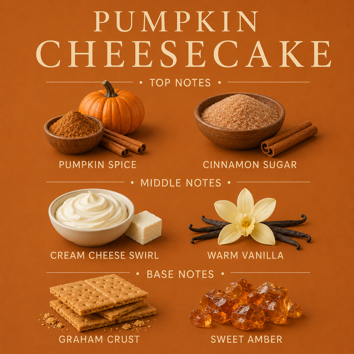 Diffusore a bastoncini alla cheesecake di zucca