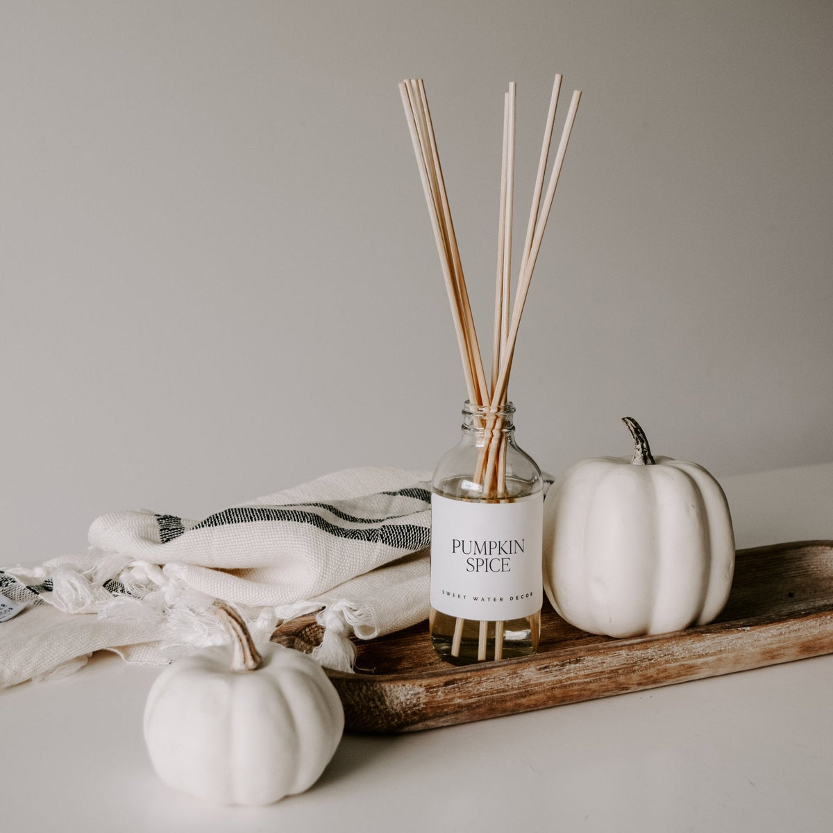 Diffusore a bastoncini trasparente Pumpkin Spice