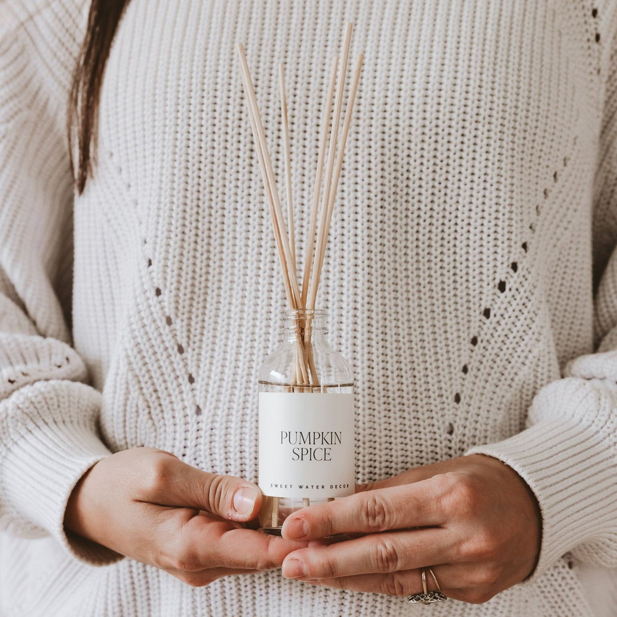 Diffusore a bastoncini trasparente Pumpkin Spice