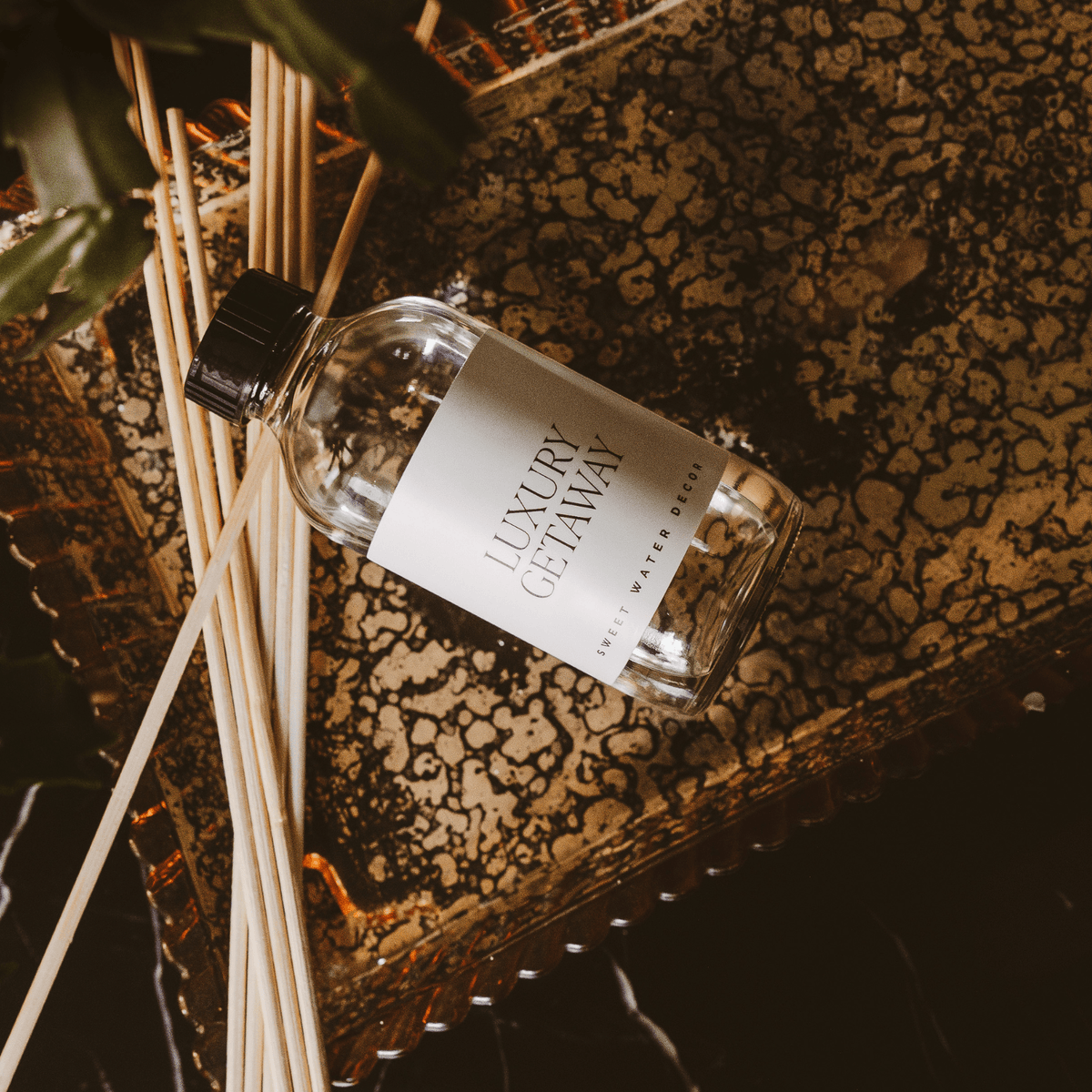 Diffuseur à roseaux transparent Luxury Getaway