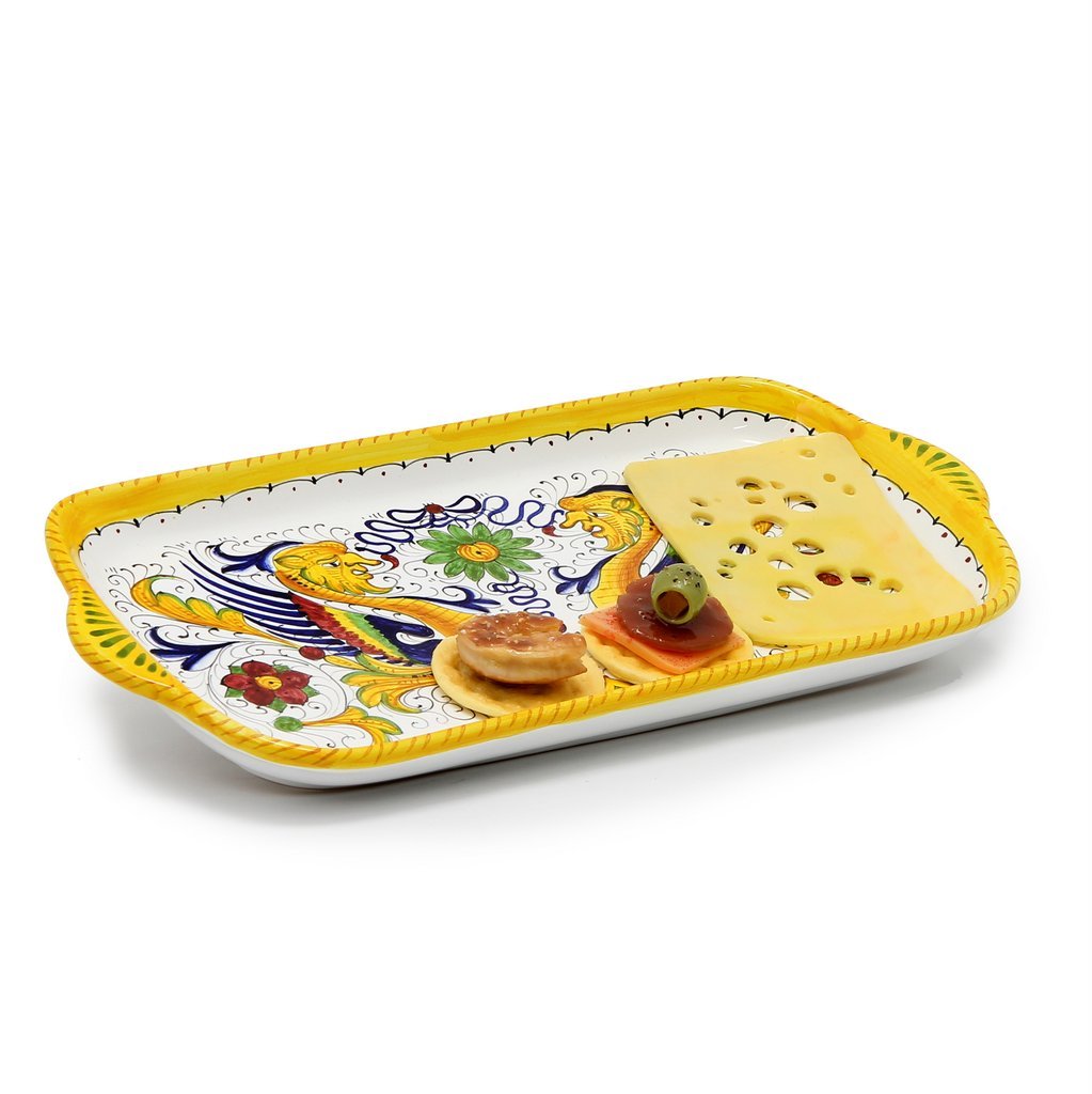 RAFFAELLESCO DELUXE: Vassoio rettangolare