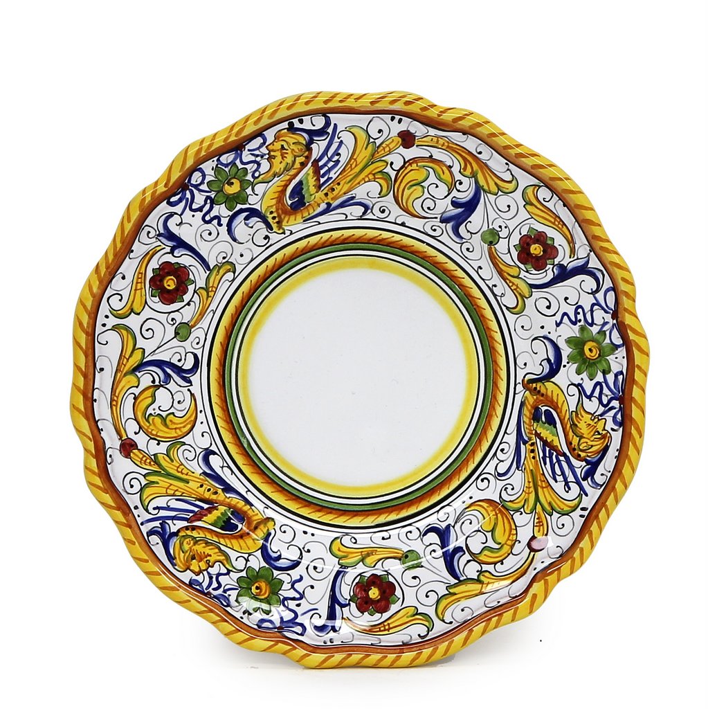 RAFFAELLESCO DELUXE : Assiette à salade - Centre blanc