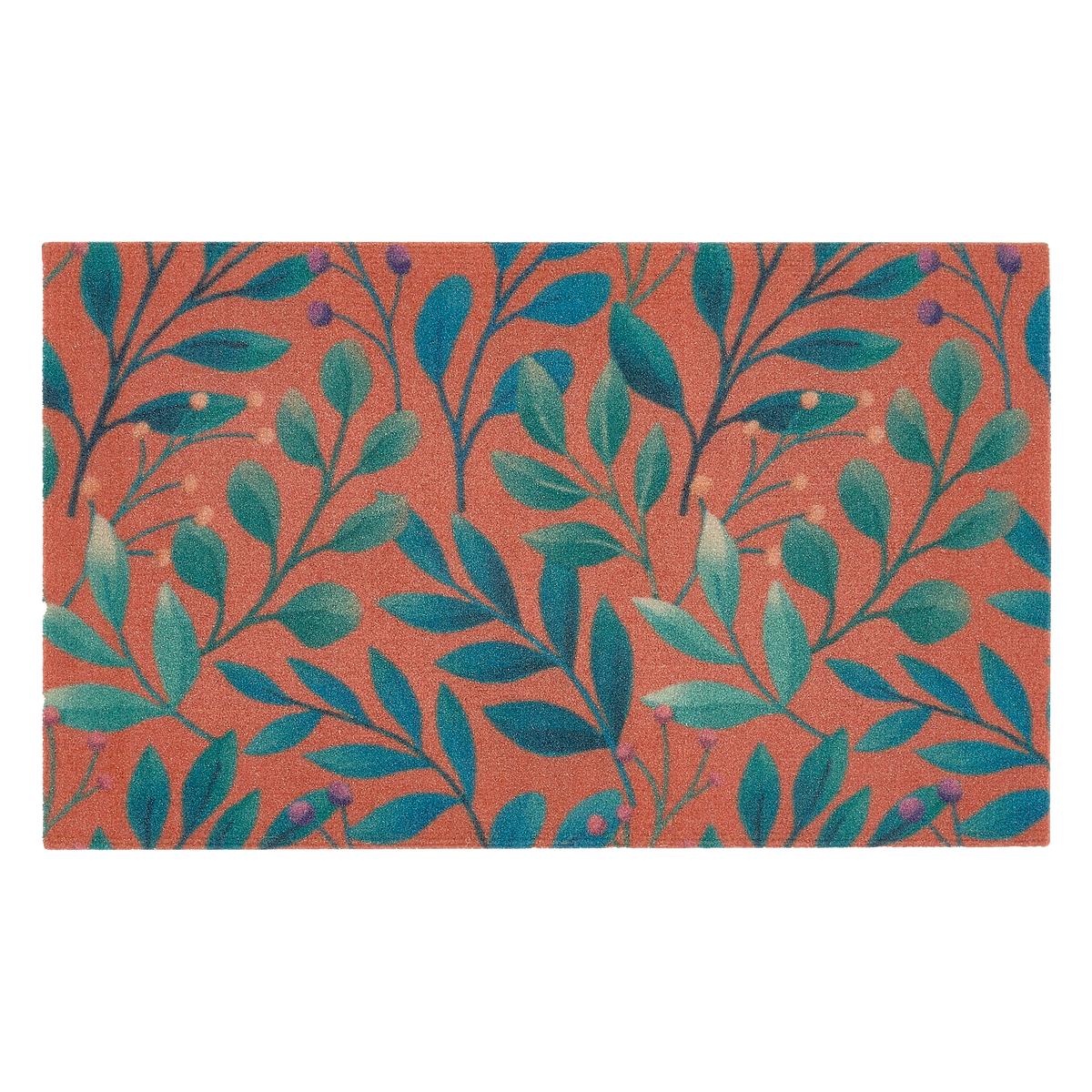 Paillasson d'extérieur Rainforest Peach – 45,7 x 76,2 cm, antidérapant, nylon