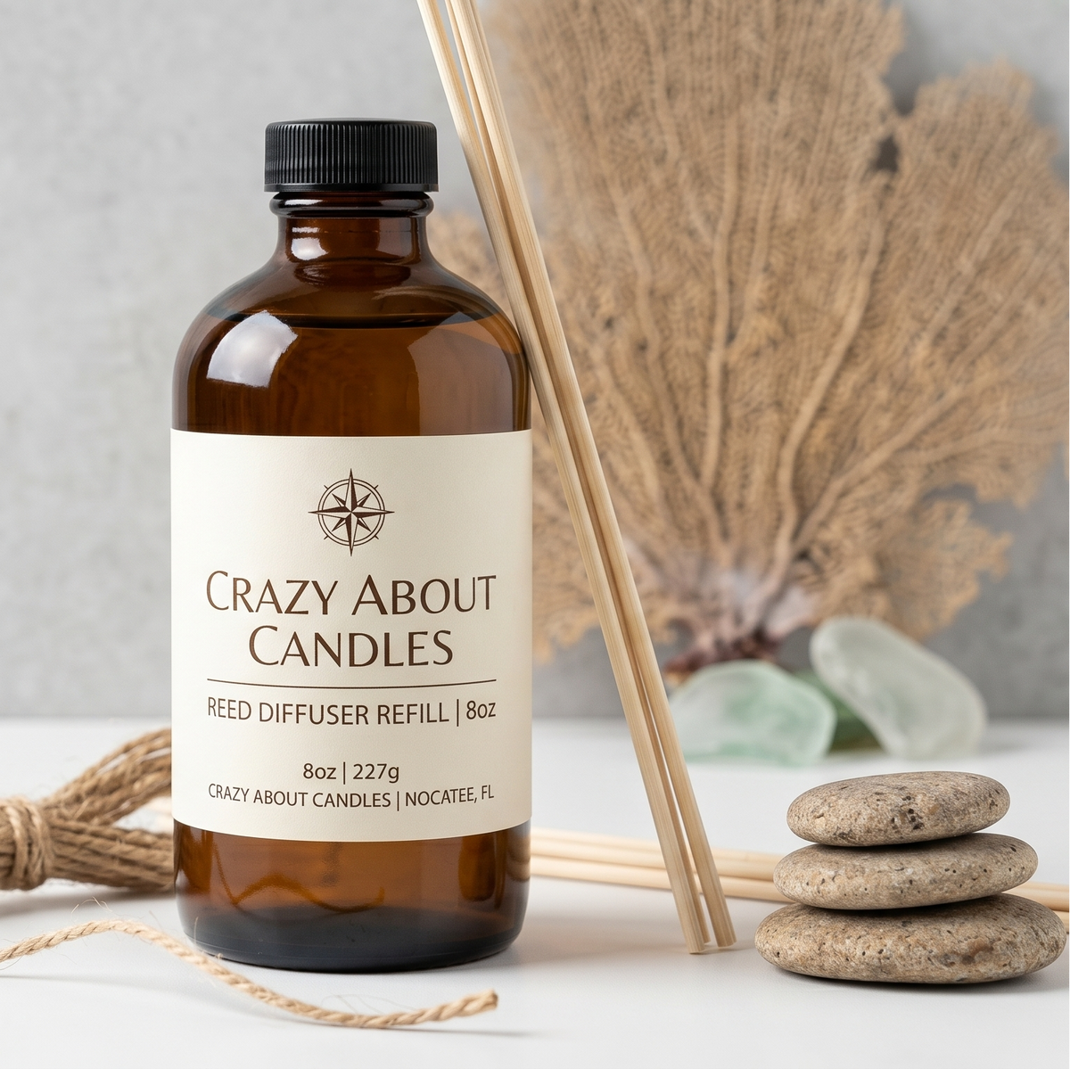 Reed Diffuser Refill 8oz – Premium Home Fragrance