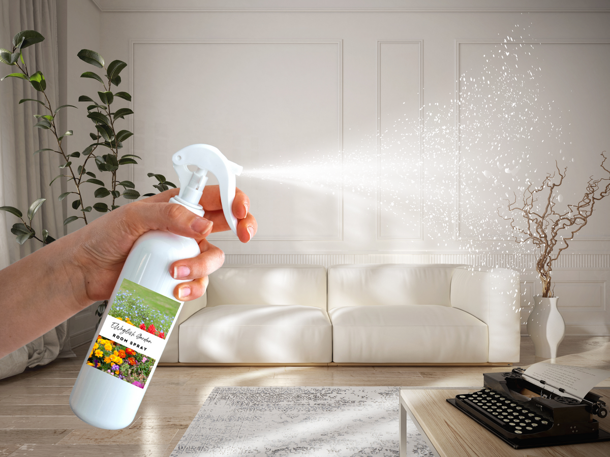 Brume pour chambre et linge florale et féminine – Vaporisateur à gâchette | Douces notes botaniques
