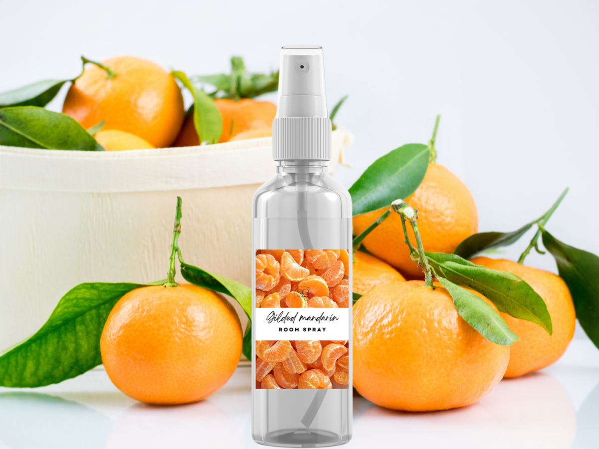Brume pour le corps et la maison fruitée et juteuse – Fine pulvérisation | Fraise, pêche et mangue
