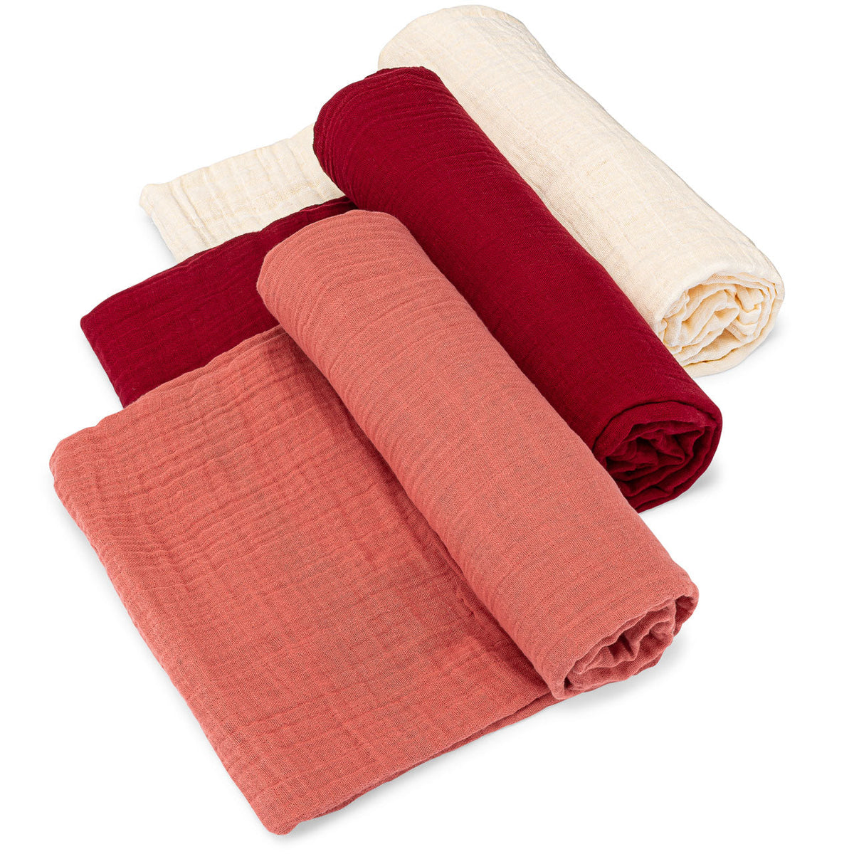 Ensemble de langes rose