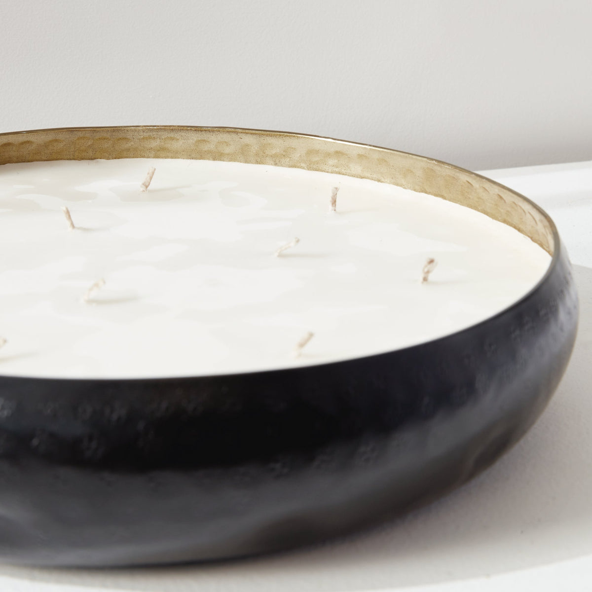 10 WICK GOLD CANDLE TRAY