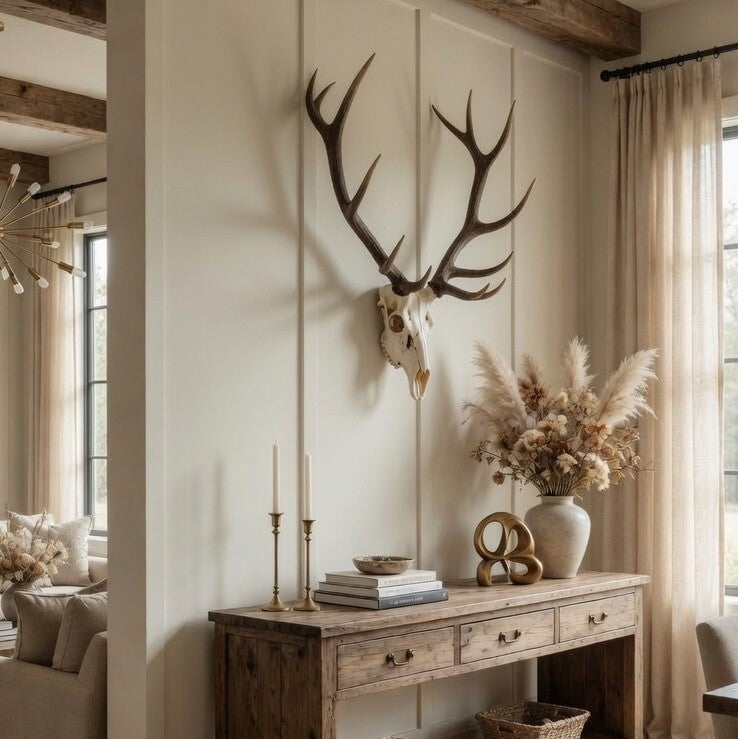 Arden Deer Skull Wall Decor 45.5 in