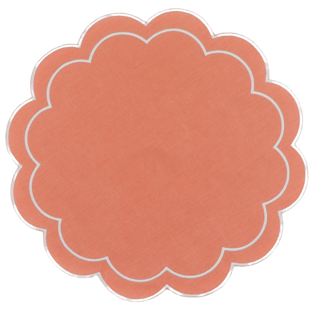 Tovagliette in lino rosa antico – Set da 4