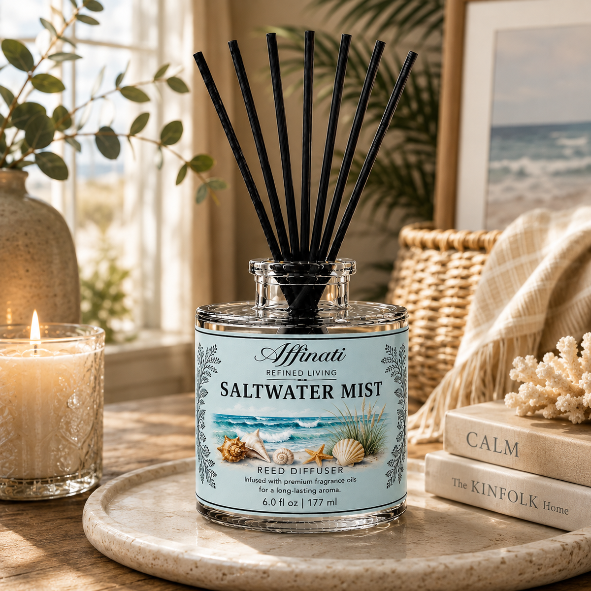 Diffuseur à roseaux Brume d'eau salée