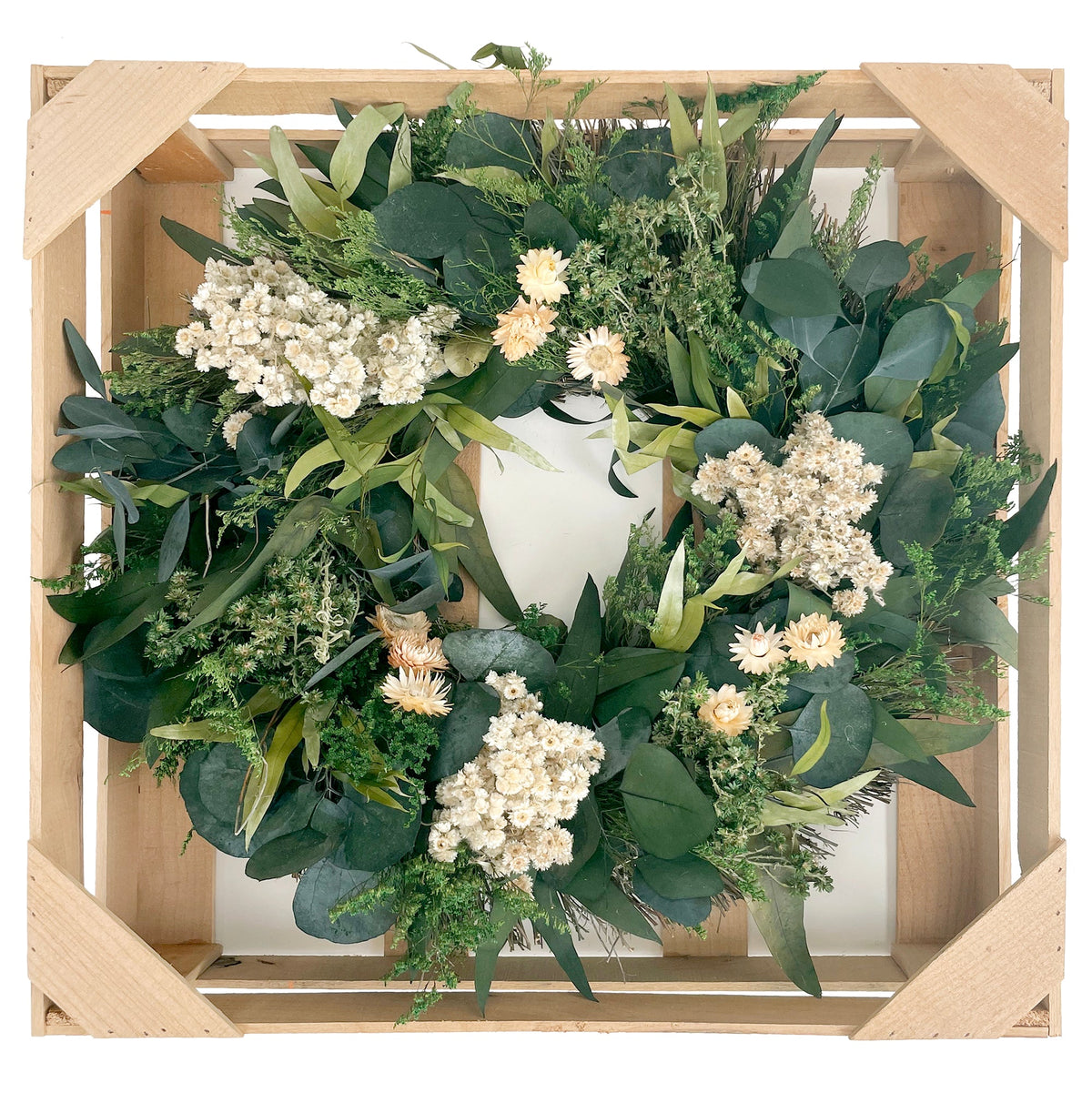 Santa Rose Wreath