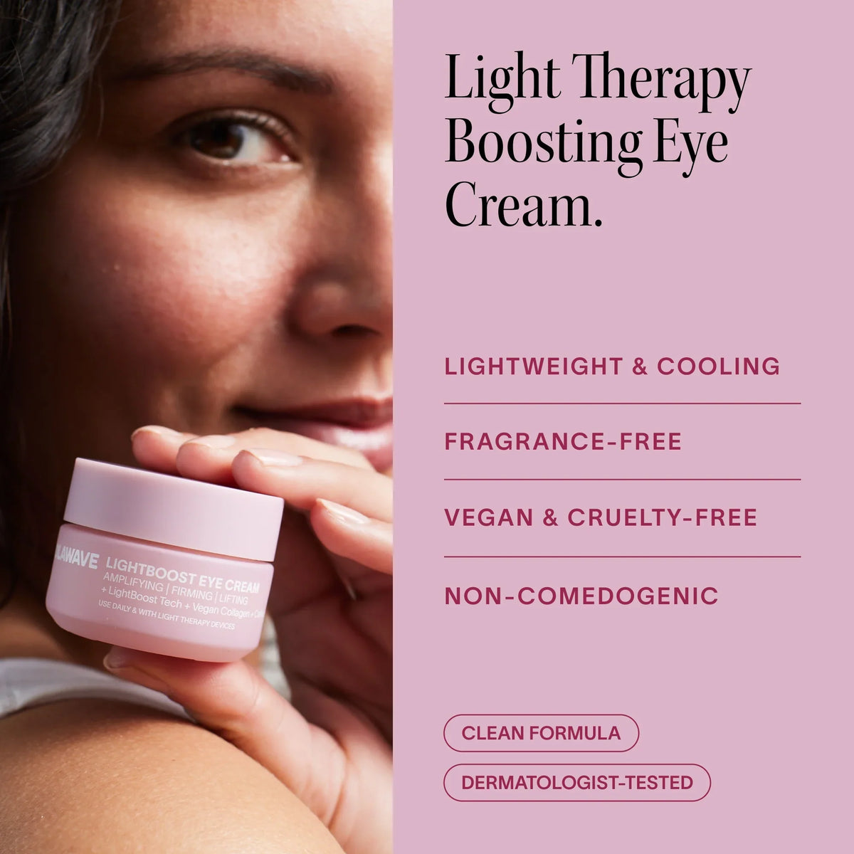 Crème Contour des Yeux Stimulante à la Thérapie par la Lumière
