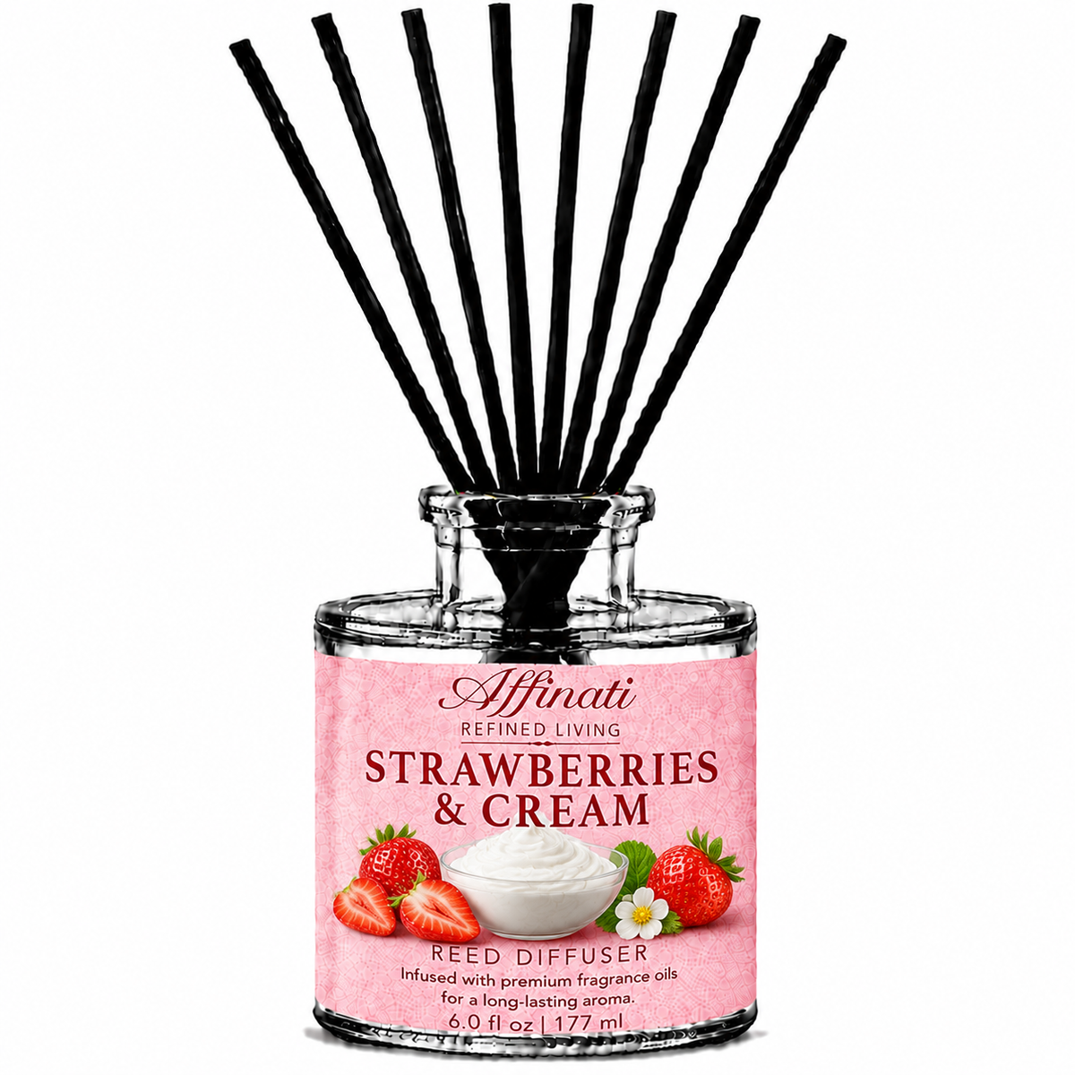 Diffusore a bastoncini Fragole e Panna