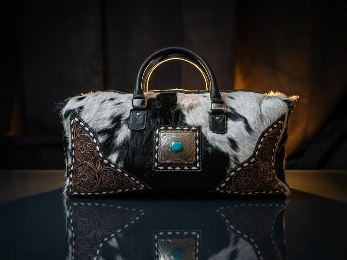 Handcrafted Luxury Leather Duffle - Timeless Travel Companion