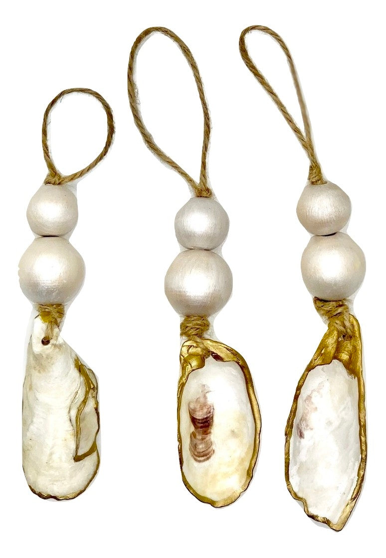 Set di 3 ornamenti Hint of Pearl