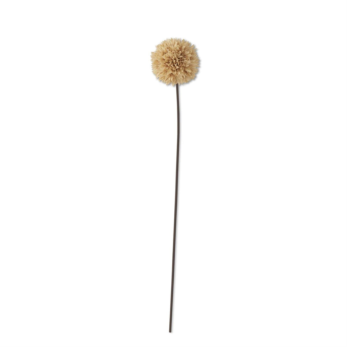 26" Tan Allium Faux Floral Stem