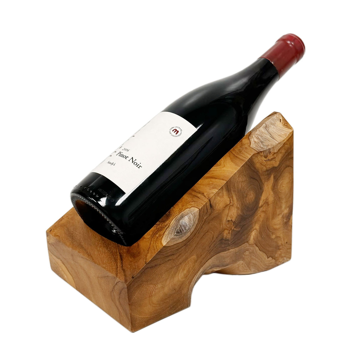 Porte-bouteille de vin en teck