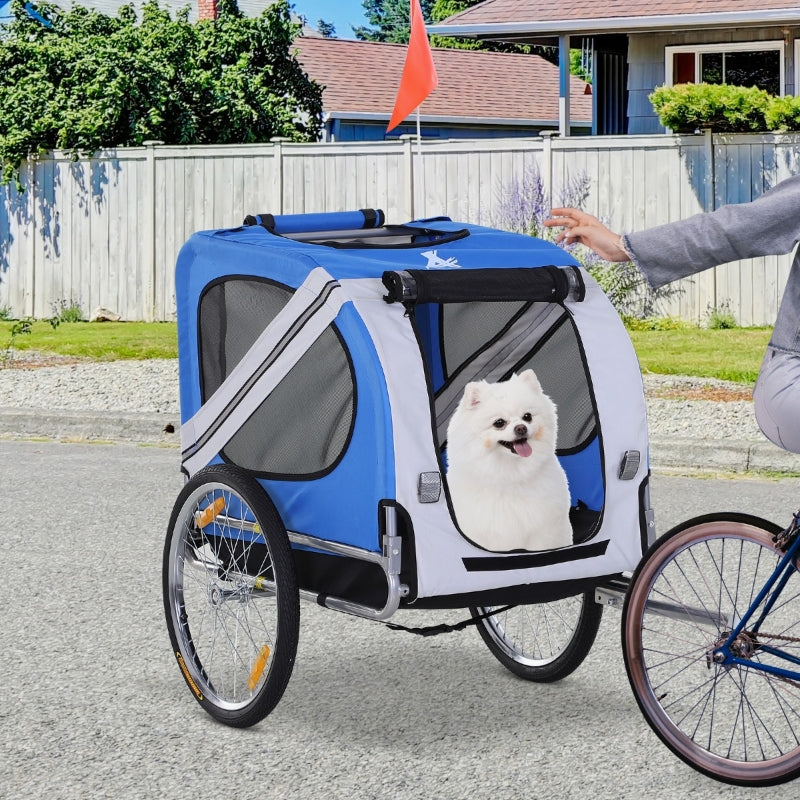 Rimorchio per bicicletta per cani e animali domestici