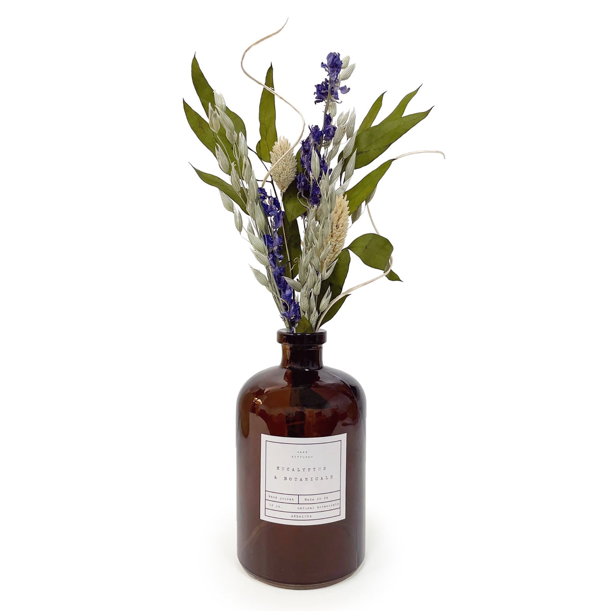 Diffuseur Eucalyptus & Botaniques : Parfum Ambre Blanc & Lin