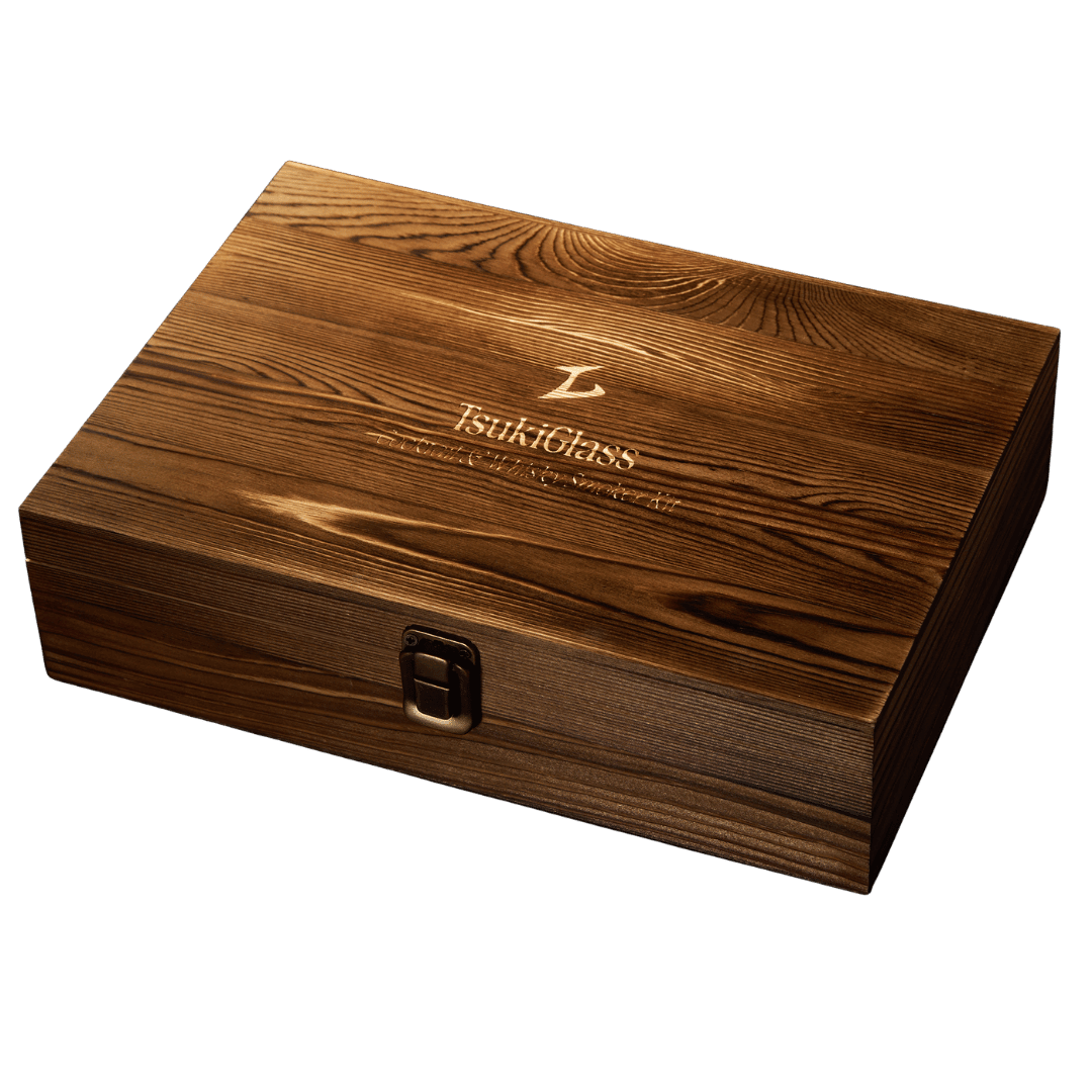 Kit de fumage Tsuki pour whisky et cocktails (avec chalumeau)