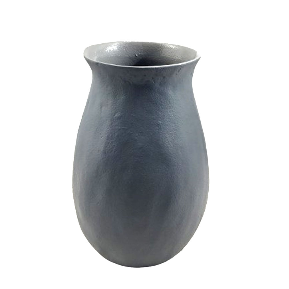 Vaso in alluminio grigio caldo