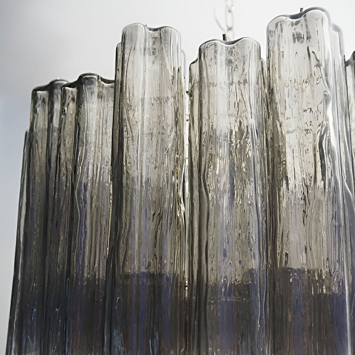 Venetian Murano Glass Tube Chandelier