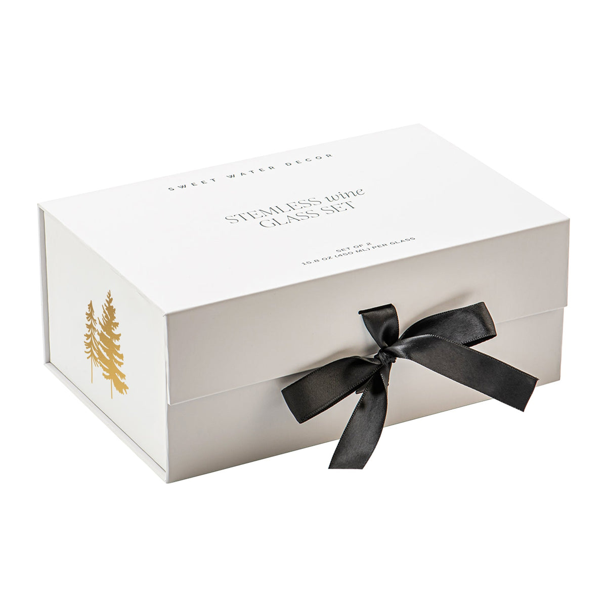 Verres à vin sans pied Trees - Coffret de 2