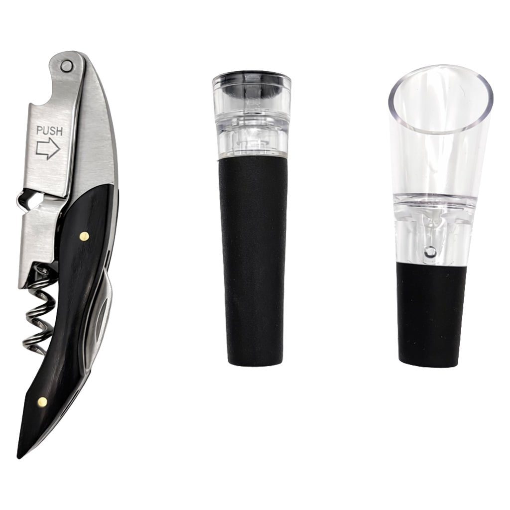 Coffret d'accessoires pour le vin