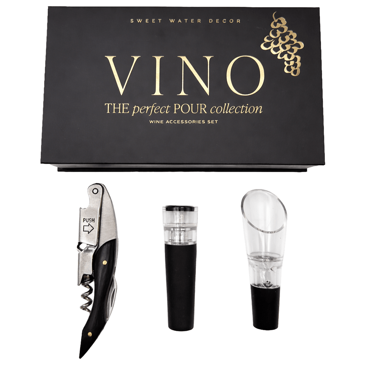 Coffret d'accessoires pour le vin