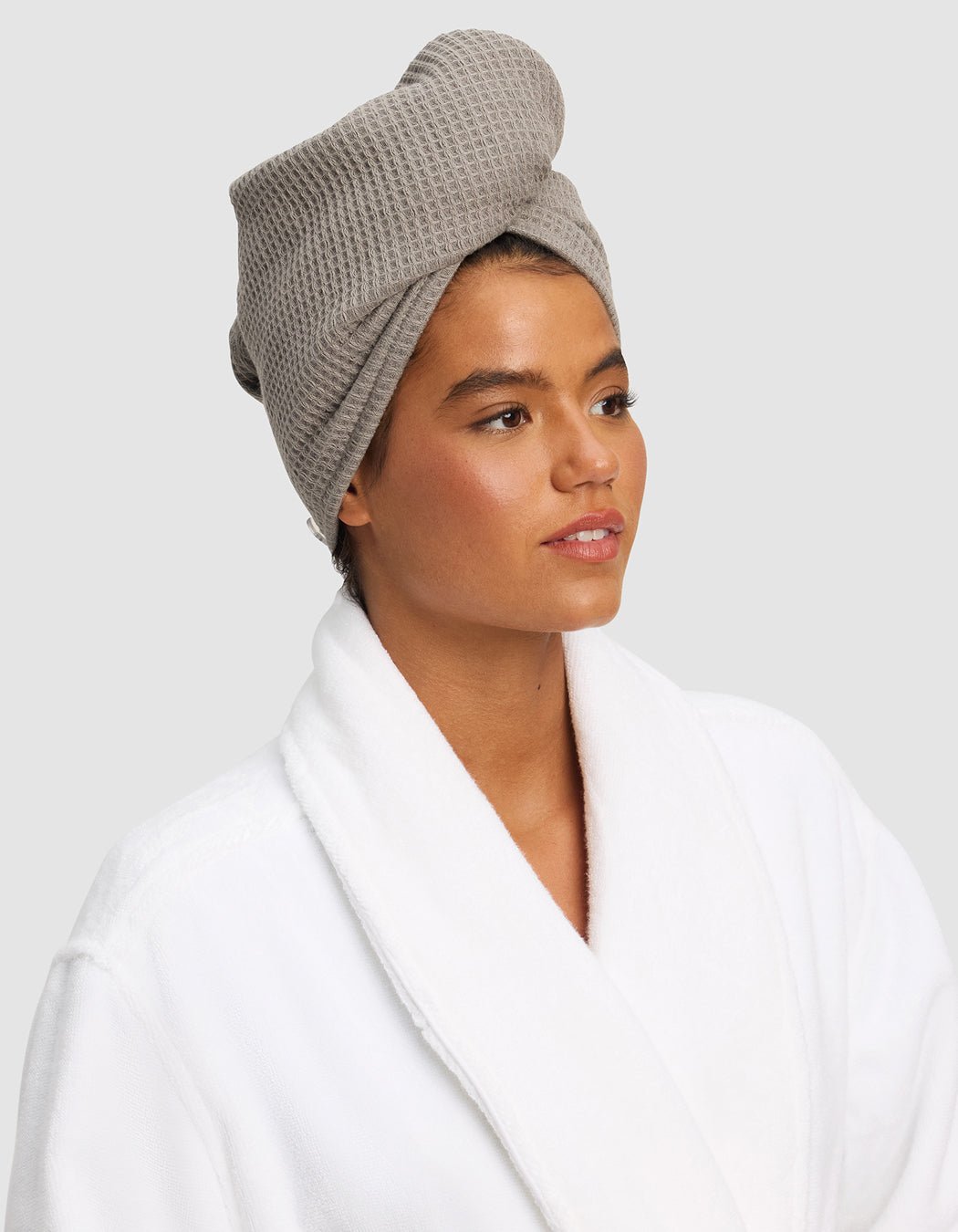Serviette à cheveux gaufrée