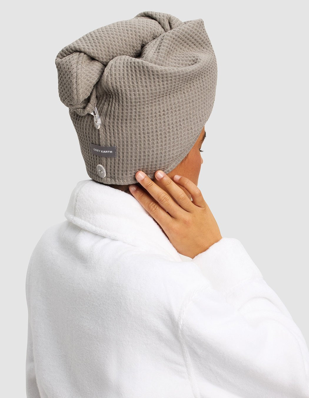 Serviette à cheveux gaufrée