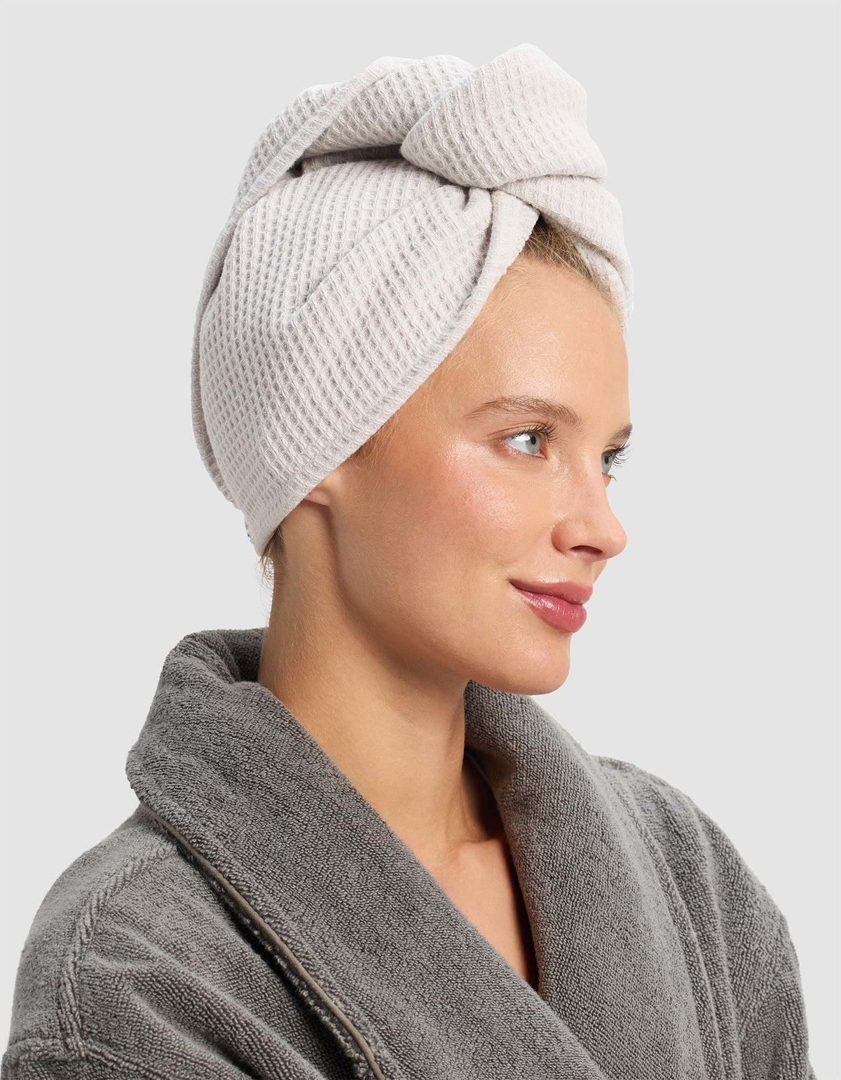 Serviette à cheveux gaufrée