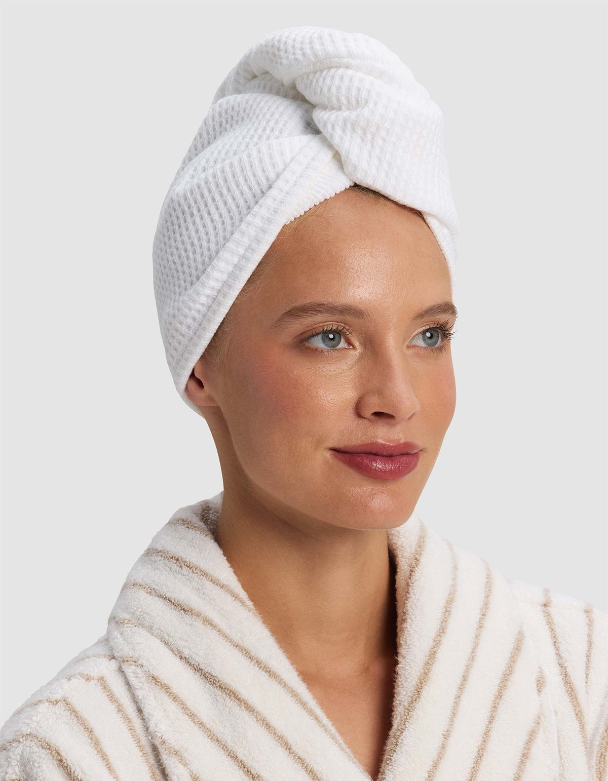 Serviette à cheveux gaufrée