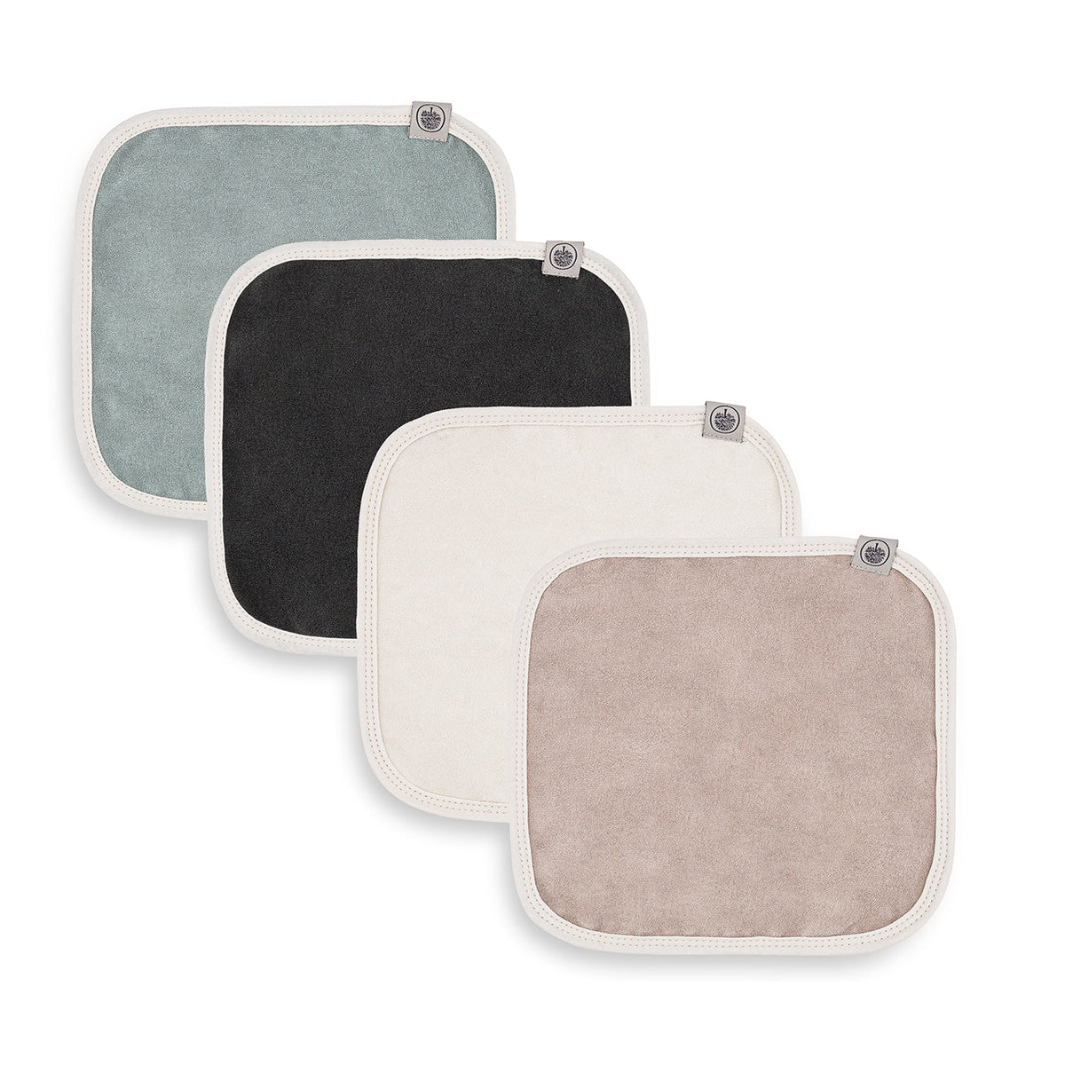 Ensemble Pluie - Gants de toilette bébé en éponge (Lot de 4)