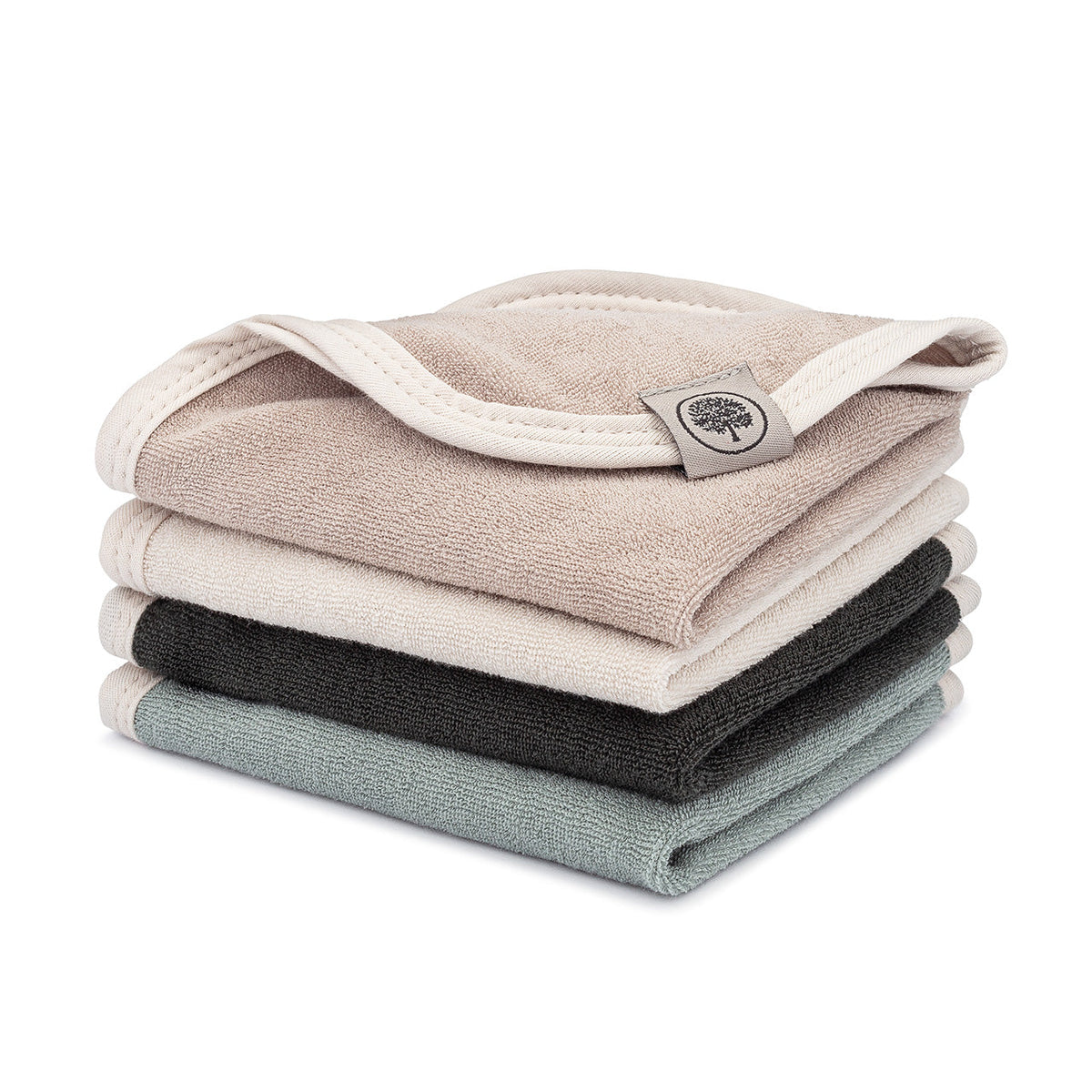 Ensemble Pluie - Gants de toilette bébé en éponge (Lot de 4)