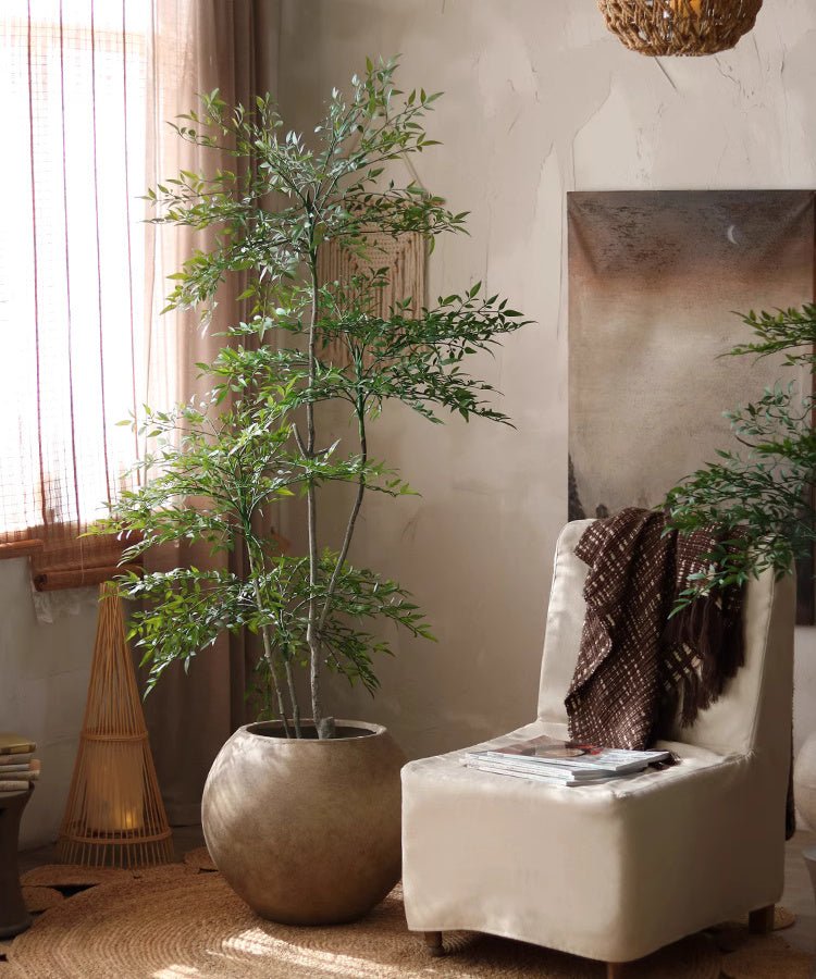 Nandina artificielle réaliste pour intérieur